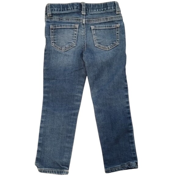 Cat And Jack Two Piece Stretch Skinny Jeans Size 4T Hawaiian Tank 3T - Picture 3 of 7